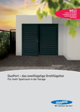 Garagen-Drehflügeltore &quot;DuoPort&quot;